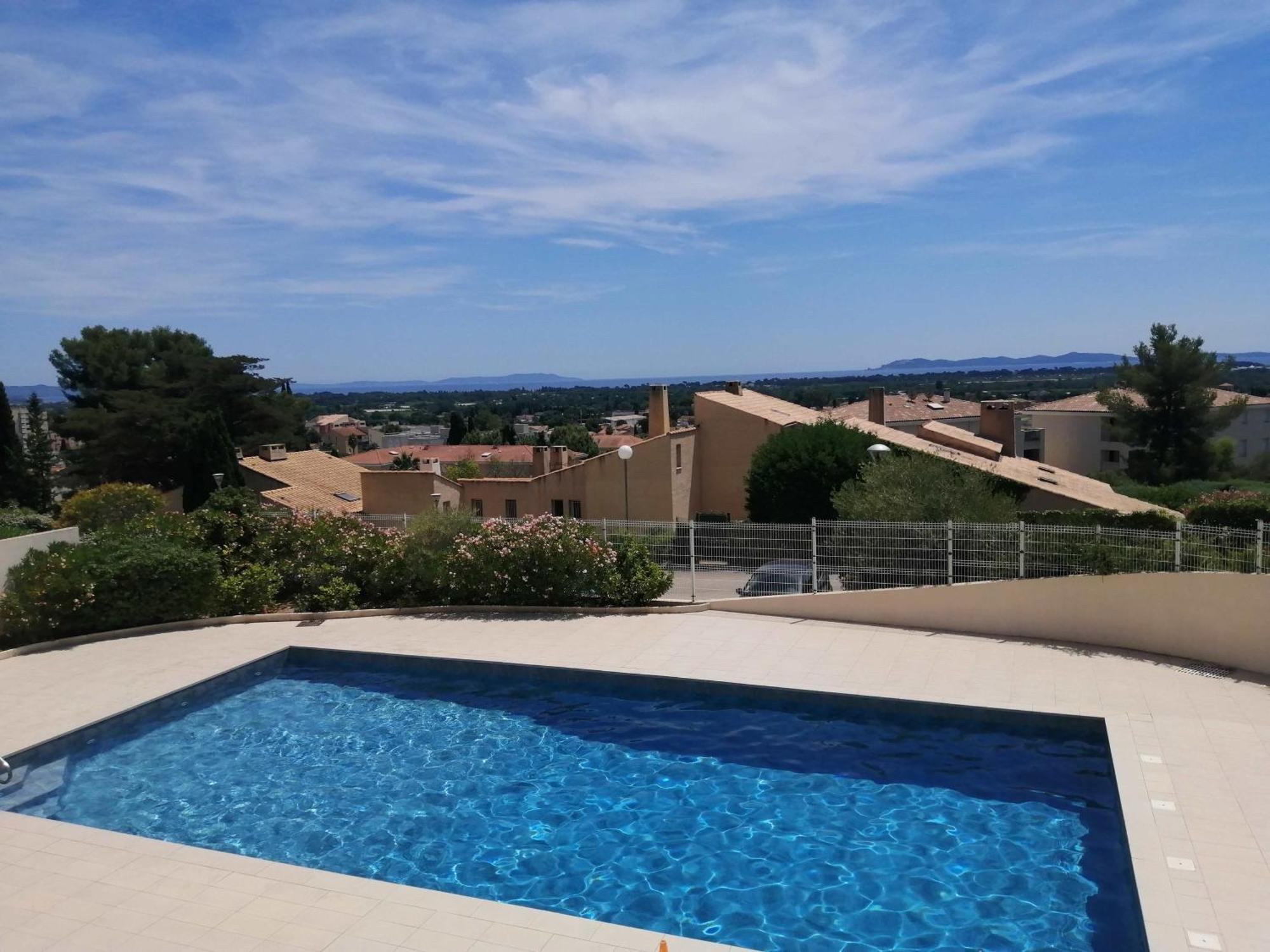 Studio Climatise Dans Residence Avec Piscine Et Tennis イエール エクステリア 写真